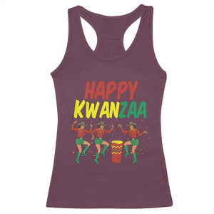 Joyful Kwanzaa Cowgirl Dance Racerback Tank Top African Heritage Festival Gift TS12 Maroon Print Your Wear