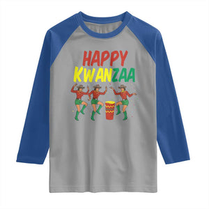 Joyful Kwanzaa Cowgirl Dance Raglan Shirt African Heritage Festival Gift TS12 Sport Gray Royal Print Your Wear