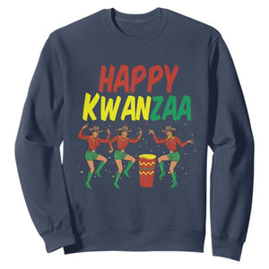 Joyful Kwanzaa Cowgirl Dance Sweatshirt African Heritage Festival Gift TS12 Navy Print Your Wear