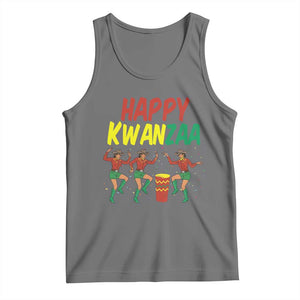 Joyful Kwanzaa Cowgirl Dance Tank Top African Heritage Festival Gift TS12 Black Heather Print Your Wear