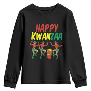 Joyful Kwanzaa Cowgirl Dance Youth Sweatshirt African Heritage Festival Gift TS12 Black Print Your Wear