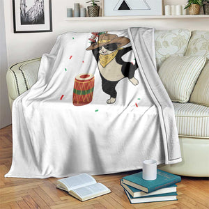 Funny Kwanzaa Cowcat Dance Throw Blanket Festival Of Lights African Heritage Gift - Print Your Wear