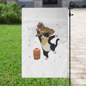 Funny Kwanzaa Cowcat Dance Garden Flag Festival Of Lights African Heritage Gift - Print Your Wear