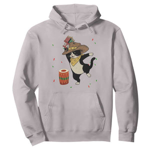 Funny Kwanzaa Cowcat Dance Hoodie Festival Of Lights African Heritage Gift TS12 Ice Gray Print Your Wear