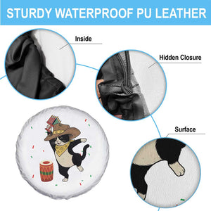 Funny Kwanzaa Cowcat Dance Spare Tire Cover Festival Of Lights African Heritage Gift - Print Your Wear