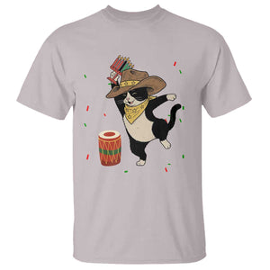 Funny Kwanzaa Cowcat Dance T Shirt Festival Of Lights African Heritage Gift TS12 Ice Gray Print Your Wear