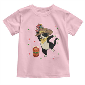 Funny Kwanzaa Cowcat Dance Toddler T Shirt Festival Of Lights African Heritage Gift TS12 Light Pink Print Your Wear