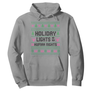 Christmas Lights For Human Rights Hoodie Equality Supporter Gift TS12 Sport Gray Print Your Wear