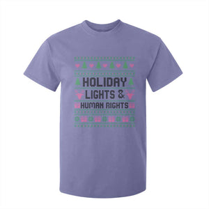 Christmas Lights For Human Rights T Shirt For Kid Equality Supporter Gift TS12 Violet Print Your Wear