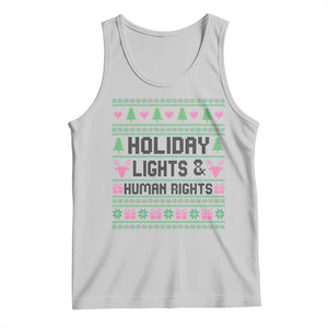Christmas Lights For Human Rights Tank Top Equality Supporter Gift TS12 Ash Print Your Wear