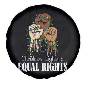 Christmas Lights And Equal Rights Spare Tire Cover Diversity Xmas Gift TS12 Print Your Wear