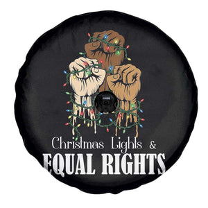Christmas Lights And Equal Rights Spare Tire Cover Diversity Xmas Gift TS12 Print Your Wear