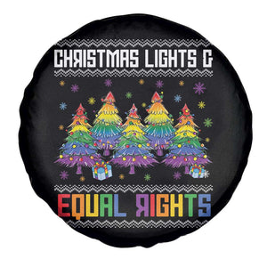 Christmas Equality Lights Ugly Sweater Spare Tire Cover Xmas Activism Gift TS12 Print Your Wear