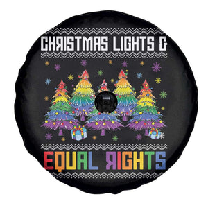 Christmas Equality Lights Ugly Sweater Spare Tire Cover Xmas Activism Gift TS12 Print Your Wear