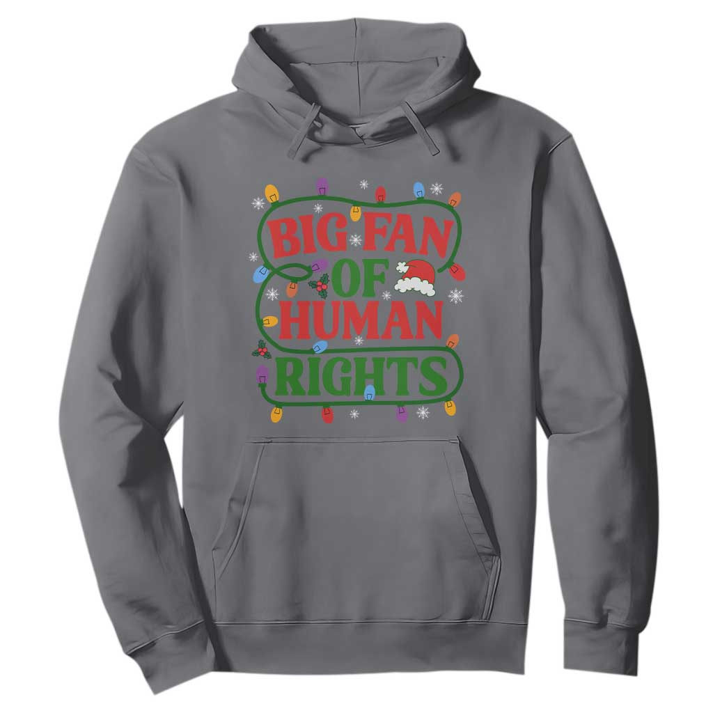 Big Fan Of Human Rights Hoodie Equality Activists Christmas Gift TS12 Charcoal Print Your Wear