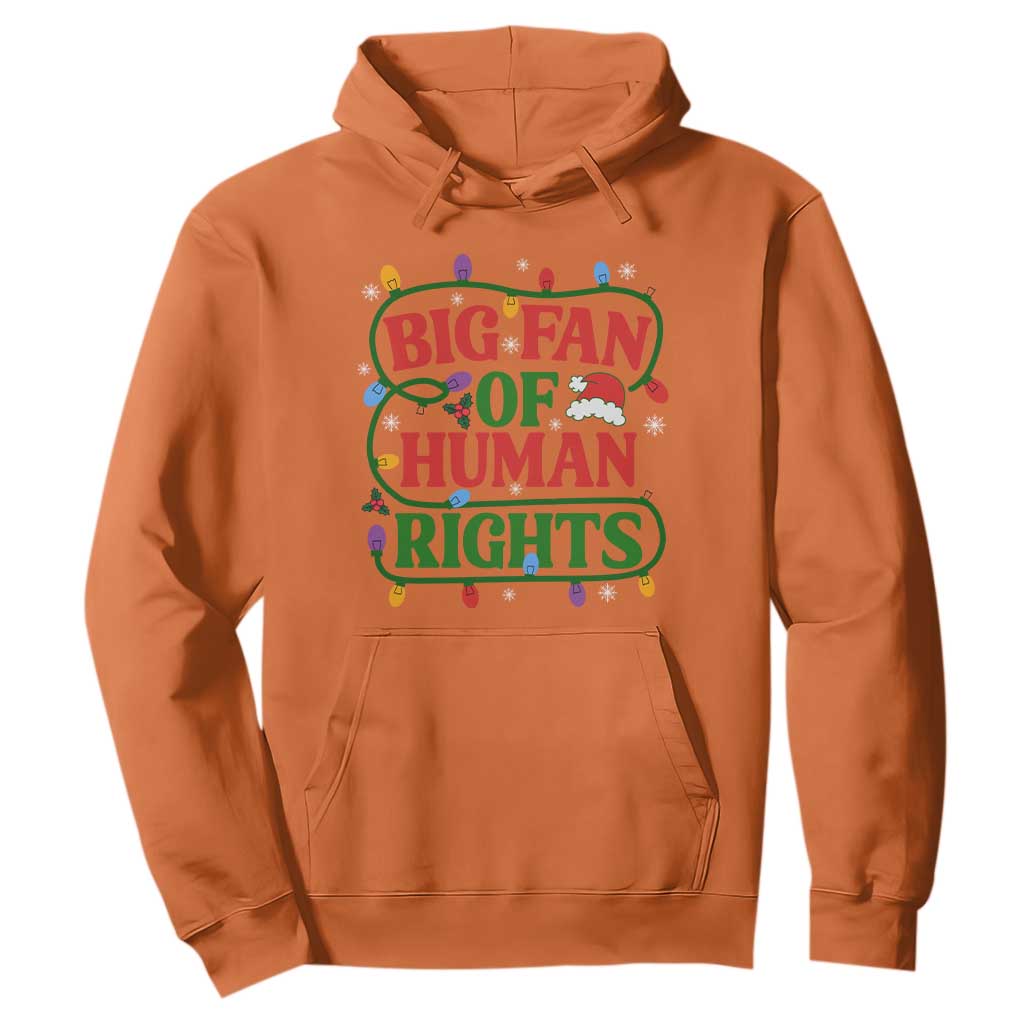 Big Fan Of Human Rights Hoodie Equality Activists Christmas Gift TS12 Orange Print Your Wear