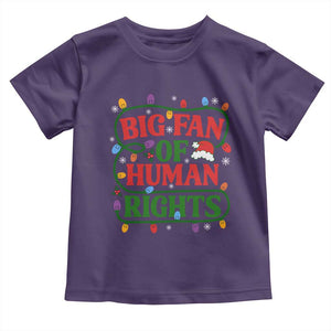 Big Fan Of Human Rights Toddler T Shirt Equality Activists Christmas Gift TS12 Purple Print Your Wear