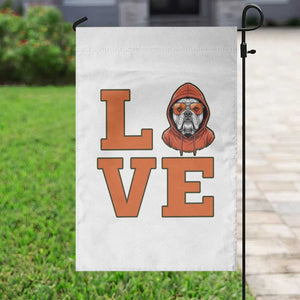 Love Vintage Cool Bulldog Garden Flag Game Day Dog Lover TS12 Print Your Wear