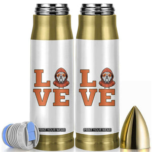 Love Vintage Cool Bulldog Bullet Tumbler Game Day Dog Lover TS12 White Print Your Wear