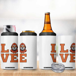 Love Vintage Cool Bulldog 4 in 1 Can Cooler Tumbler Game Day Dog Lover TS12 Print Your Wear