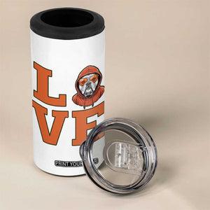 Love Vintage Cool Bulldog 4 in 1 Can Cooler Tumbler Game Day Dog Lover TS12 Print Your Wear