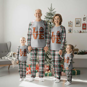 Love Vintage Cool Bulldog Plaid Pajama Set Game Day Dog Lover TS12 Christmas Plaid Print Your Wear
