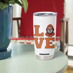 Love Vintage Cool Bulldog Tumbler Cup Game Day Dog Lover TS12 Print Your Wear