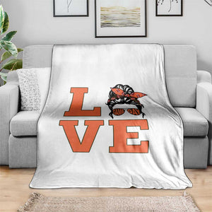 Love Vintage Cool Pun Girl Throw Blanket Game Day Gift TS12 Print Your Wear