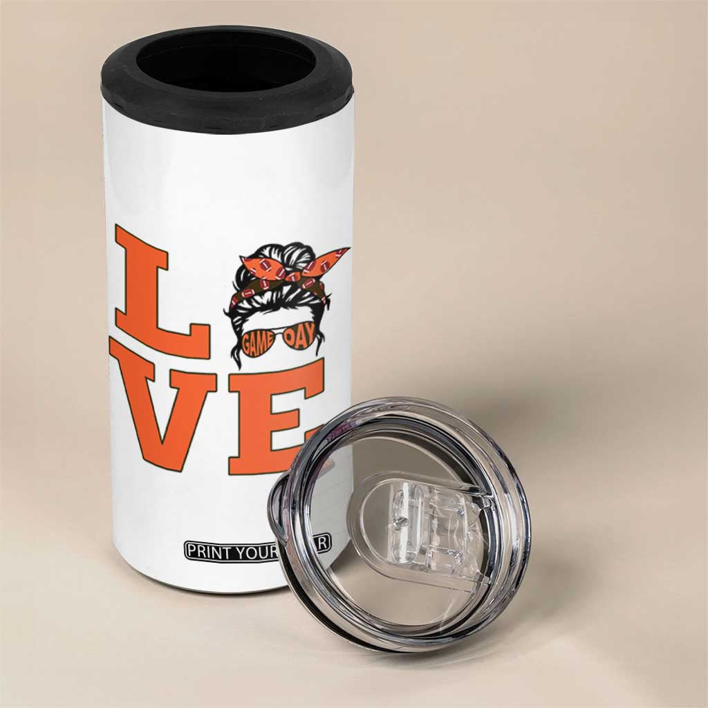 Love Vintage Cool Pun Girl 4 in 1 Can Cooler Tumbler Game Day Gift TS12 Print Your Wear