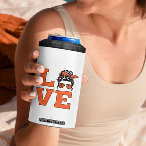 Love Vintage Cool Pun Girl 4 in 1 Can Cooler Tumbler Game Day Gift TS12 Print Your Wear