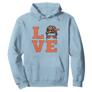 Love Vintage Cool Pun Girl Hoodie Game Day Gift TS12 Light Blue Print Your Wear