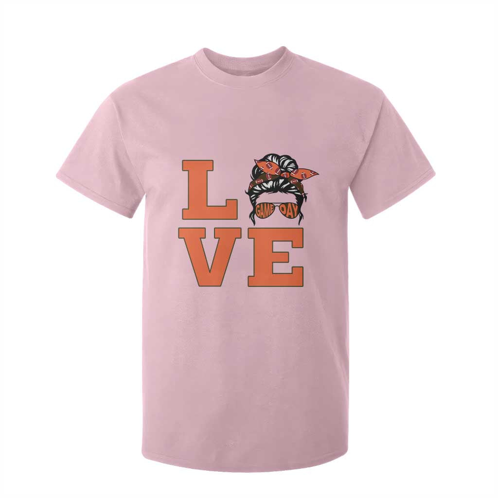 Love Vintage Cool Pun Girl T Shirt For Kid Game Day Gift TS12 Light Pink Print Your Wear