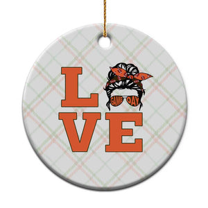 Love Vintage Cool Pun Girl Ceramic Ornament Game Day Gift TS12 1pc Christmas Plaid Print Your Wear