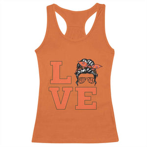 Love Vintage Cool Pun Girl Racerback Tank Top Game Day Gift TS12 Orange Print Your Wear