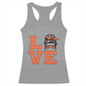 Love Vintage Cool Pun Girl Racerback Tank Top Game Day Gift TS12 Sport Gray Print Your Wear