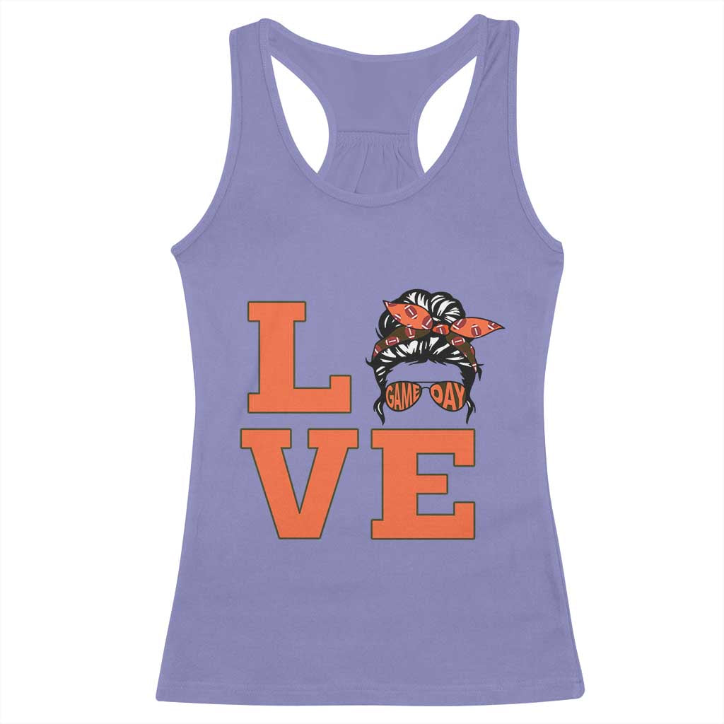 Love Vintage Cool Pun Girl Racerback Tank Top Game Day Gift TS12 Violet Print Your Wear