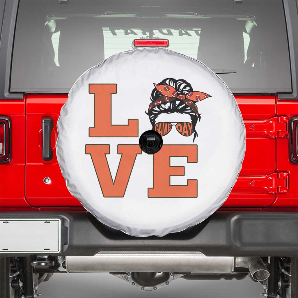 Love Vintage Cool Pun Girl Spare Tire Cover Game Day Gift TS12 Black Print Your Wear