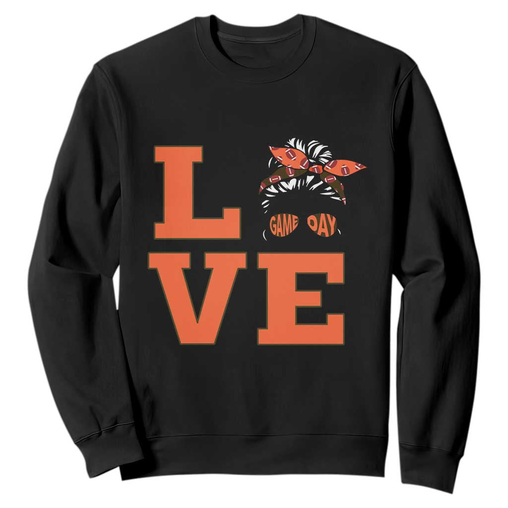 Love Vintage Cool Pun Girl Sweatshirt Game Day Gift TS12 Black Print Your Wear