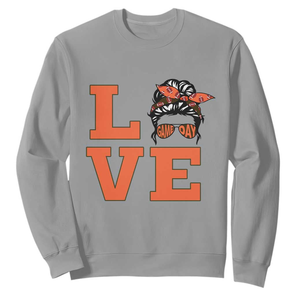 Love Vintage Cool Pun Girl Sweatshirt Game Day Gift TS12 Sport Gray Print Your Wear