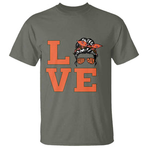Love Vintage Cool Pun Girl T Shirt Game Day Gift TS12 Military Green Print Your Wear