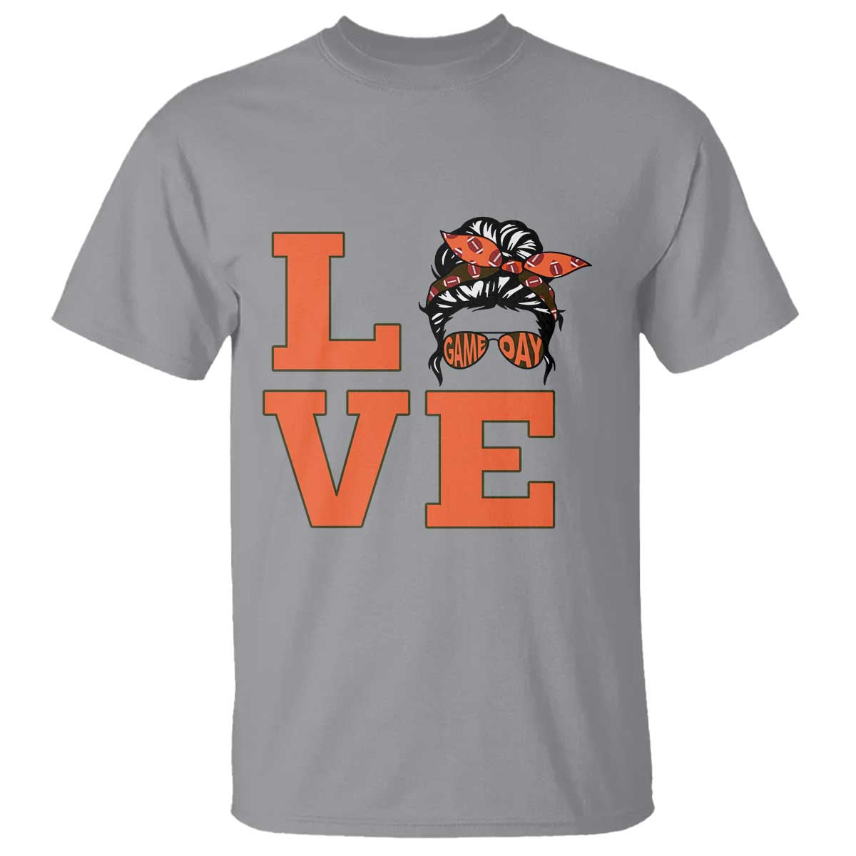 Love Vintage Cool Pun Girl T Shirt Game Day Gift TS12 Sport Gray Print Your Wear