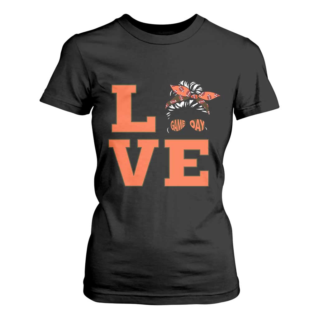 Love Vintage Cool Pun Girl T Shirt For Women Game Day Gift TS12 Black Print Your Wear
