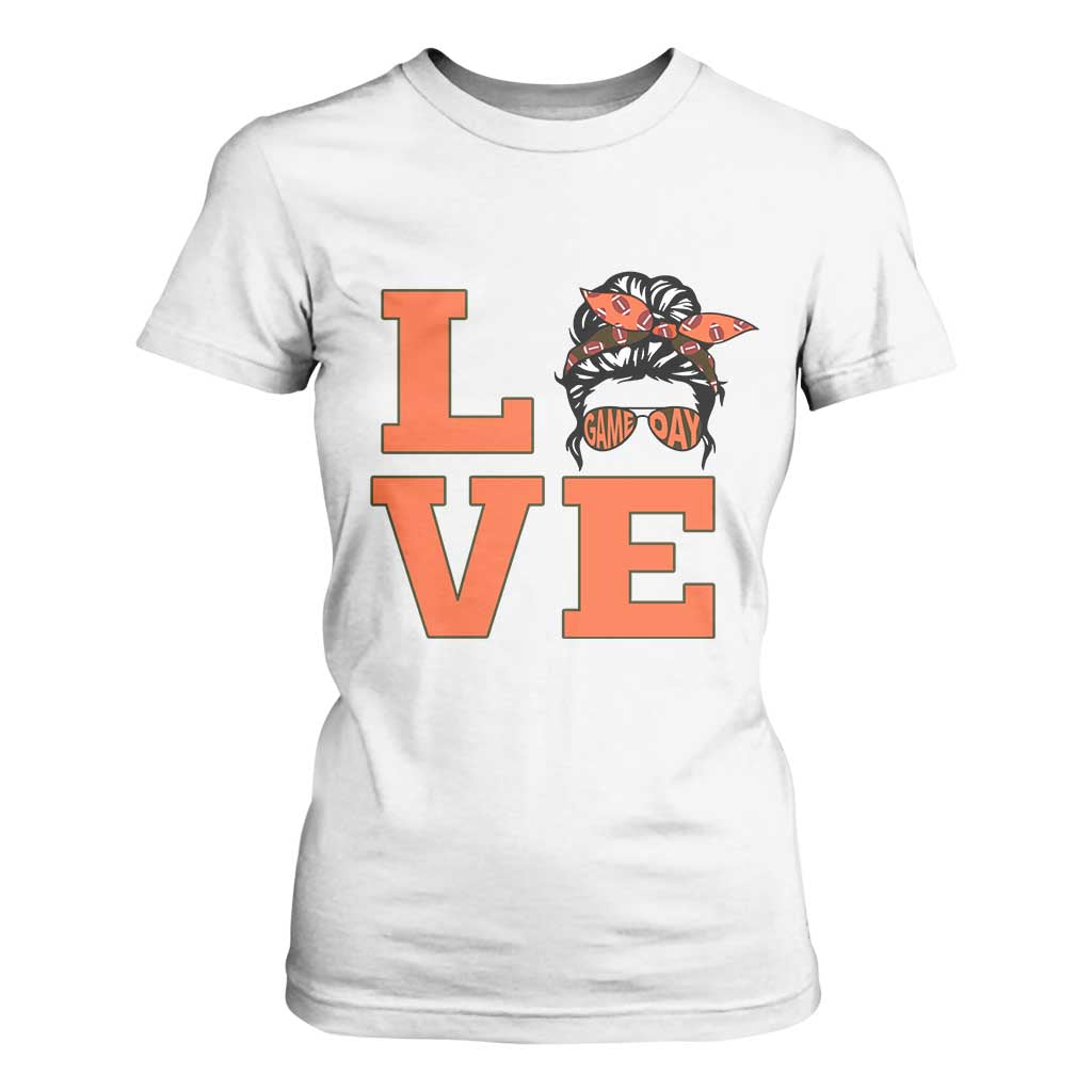 Love Vintage Cool Pun Girl T Shirt For Women Game Day Gift TS12 White Print Your Wear