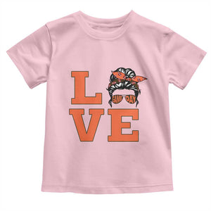 Love Vintage Cool Pun Girl Toddler T Shirt Game Day Gift TS12 Light Pink Print Your Wear