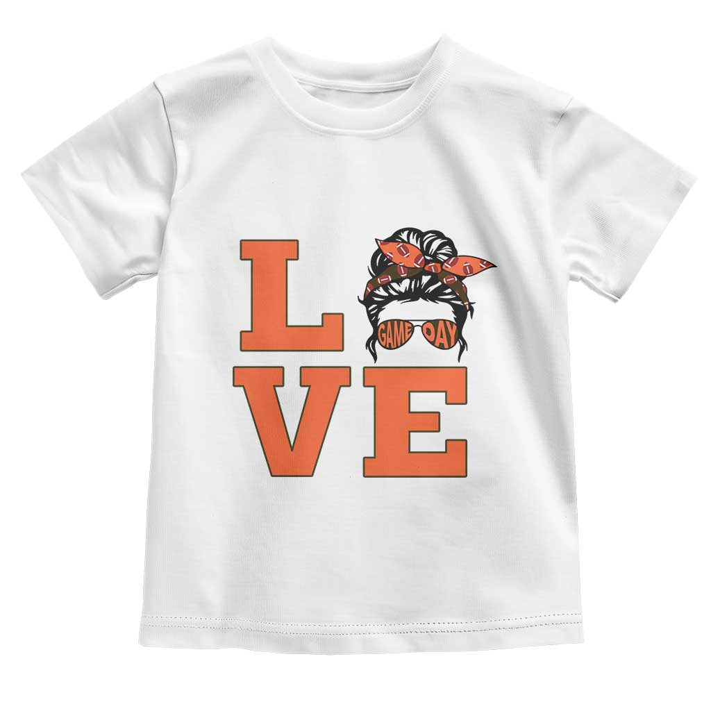 Love Vintage Cool Pun Girl Toddler T Shirt Game Day Gift TS12 White Print Your Wear