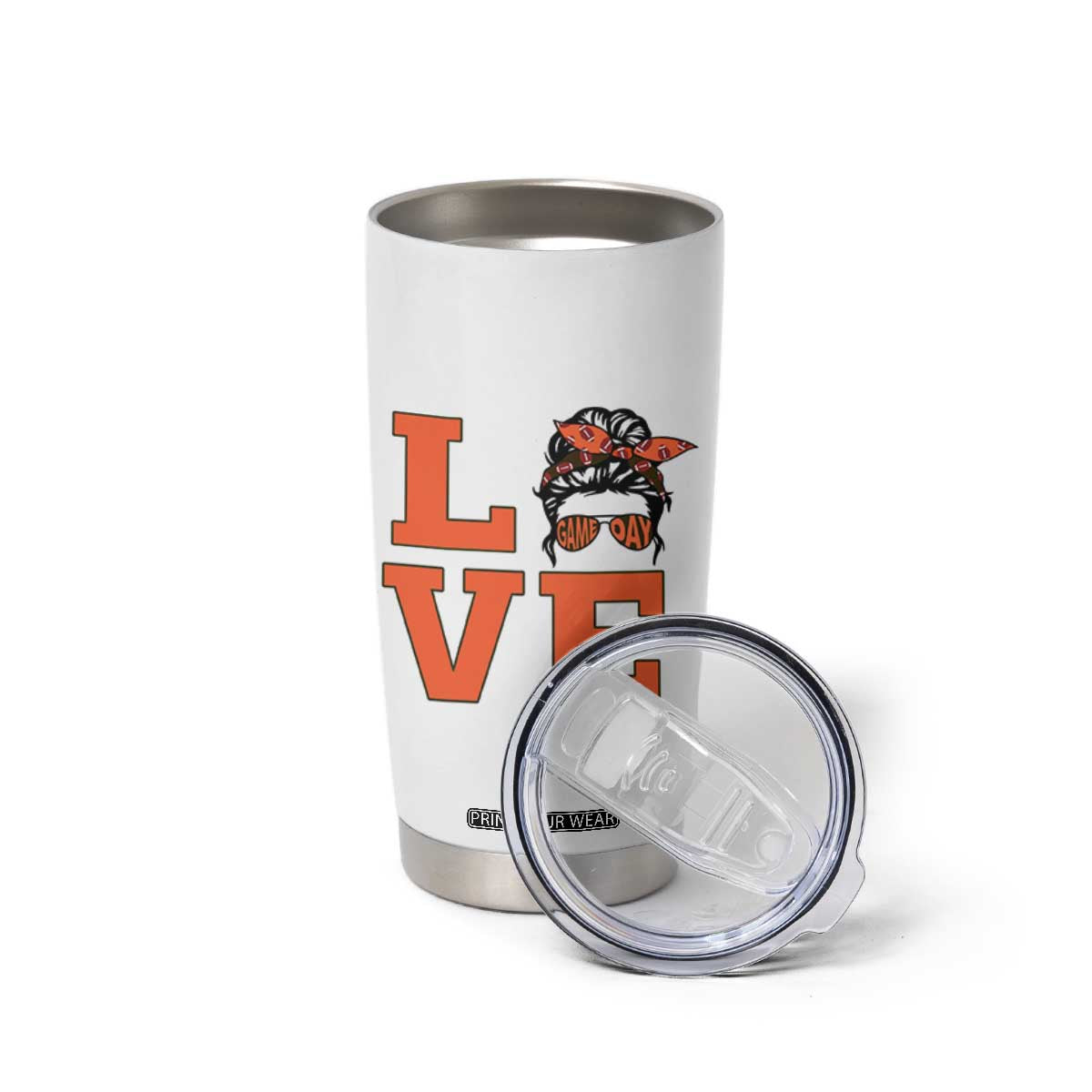 Love Vintage Cool Pun Girl Tumbler Cup Game Day Gift TS12 Print Your Wear