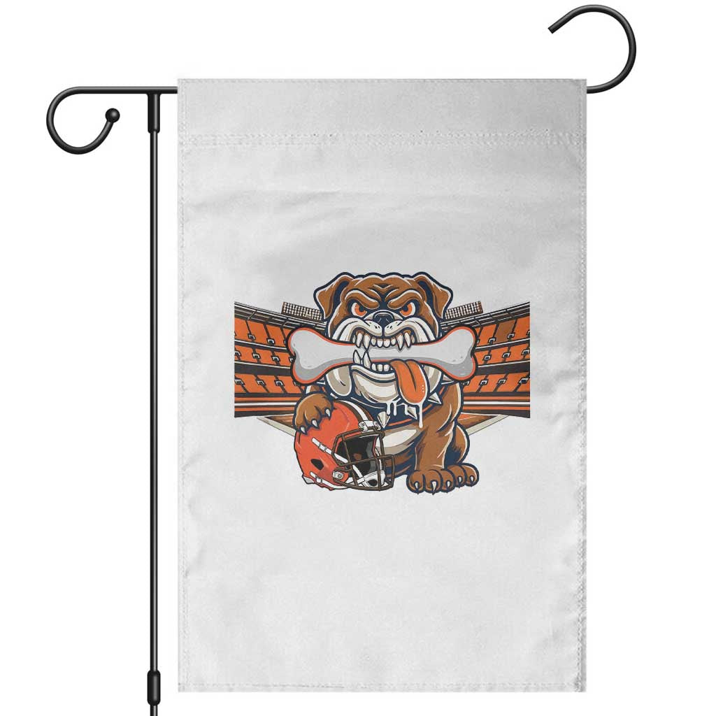 Funny Bulldog Football Lover Garden Flag Game Day Fan Lifestyle TS12 Black Print Your Wear