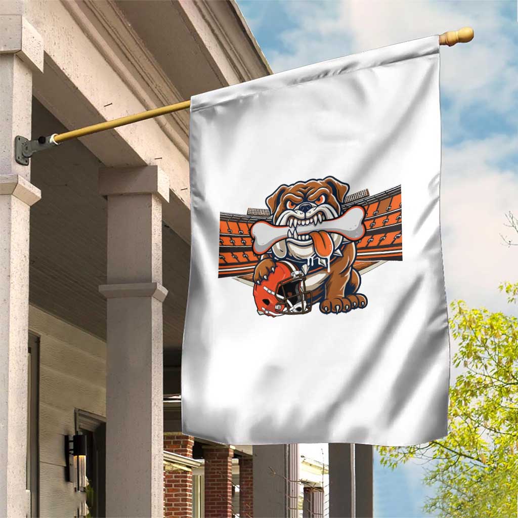 Funny Bulldog Football Lover Garden Flag Game Day Fan Lifestyle TS12 Print Your Wear
