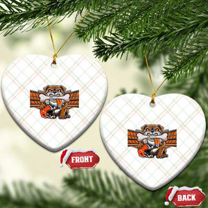 Funny Bulldog Football Lover Ceramic Ornament Game Day Fan Lifestyle TS12 Print Your Wear