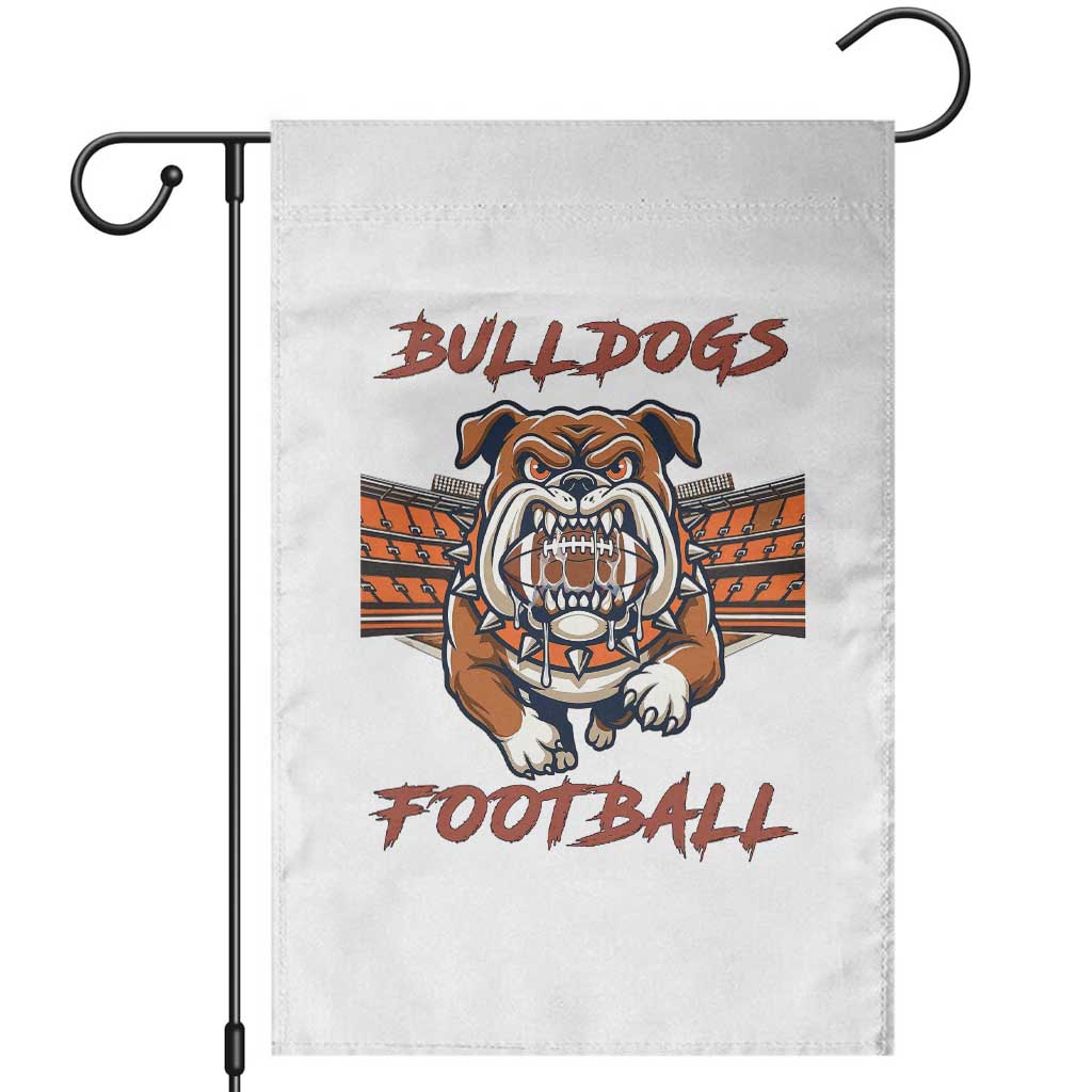 Bulldog Football Lover Garden Flag Midwest Game Day Lifestyle TS12 Black Print Your Wear